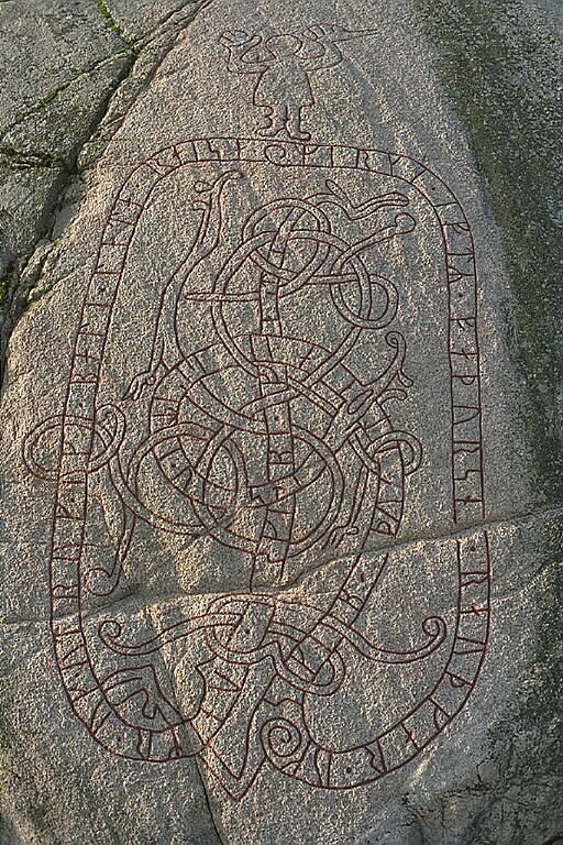 Runes written on berghäll. Date: V